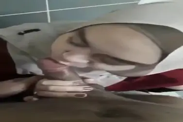 Pacar Alim Disempong Kontol Sampe Muncrat Di Mulut